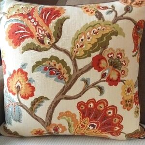 NEEDLEPOINT Tapestry Designer Pillows in Duck Feather Down Inserts